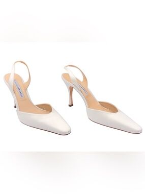 NWT Danielle Frankel Bridal Heels (ivory)